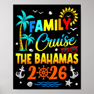 Affiche Croisière en Famille aux Bahamas 2026 Été Vacances
