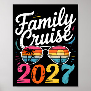 Affiche Croisière en famille vacances d'été 2027 tenue ass