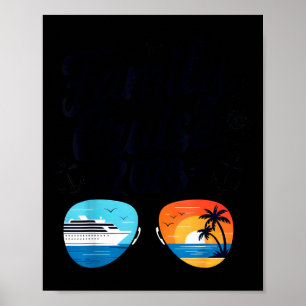 Affiche Croisière en famille vacances d'été 2028 tenue de