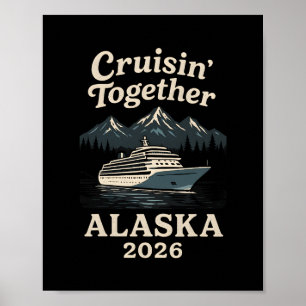 Affiche Croisière ensemble Alaska Croisière 2026 Vacances 