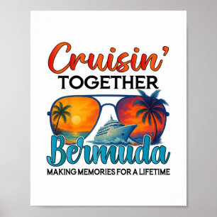 Affiche Croisière Ensemble Bermudes 2025 Amis Bermudes Cro