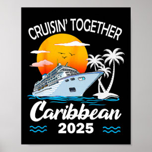Affiche Croisière ensemble dans les Caraïbes 2025 Vacances