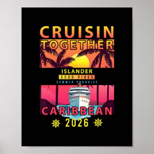Affiche Croisière ensemble dans les Caraïbes 2026 Ami Fami