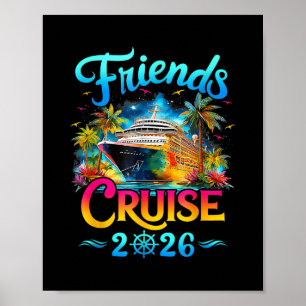 Affiche Croisière entre amis 2026 Équipage de croisière 20