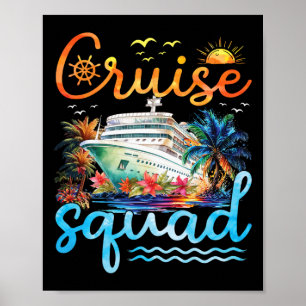 Affiche Croisière Escadron 2025 Famille Groupe Corresponda