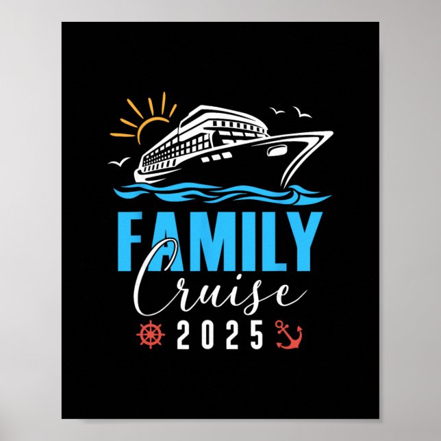Affiche Croisière familiale 2025 Création de souvenirs Cro (Devant)