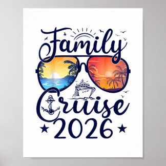 Affiche Croisière familiale 2026 Vacances d'été en famille