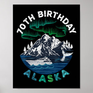 Affiche Croisière familiale Alaska North Lights pour 70e a