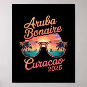 Affiche Croisière familiale Aru Bonaire Curacao entre amis