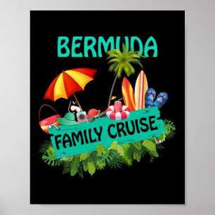 Affiche Croisière familiale aux Bermudes