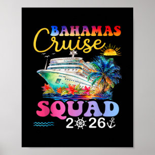 Affiche Croisière familiale Byhamas 2026 Été Vacances asso