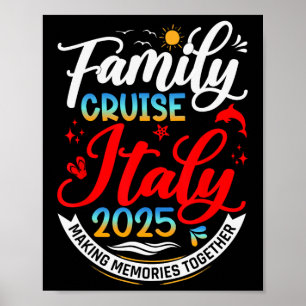 Affiche Croisière familiale Italie 2025 Correspondance Vac