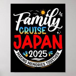 Affiche Croisière familiale Japon 2025 Vacances familiales