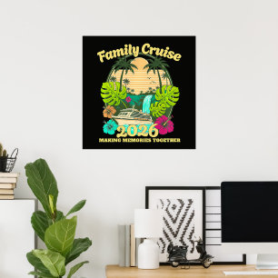 Affiche Croisière familiale vacances 2026