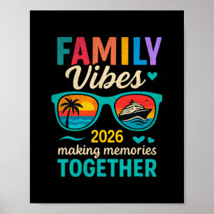 Affiche Croisière Family Vibes 2026 Créer des Souvenirs En