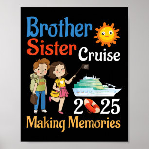 Affiche Croisière Frère Et Soeur 2025 Pour Faire Des Mémoi