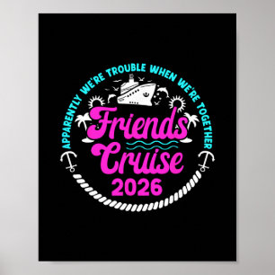 Affiche Croisière Funny Friends 2026 Vacances Amis Croisiè