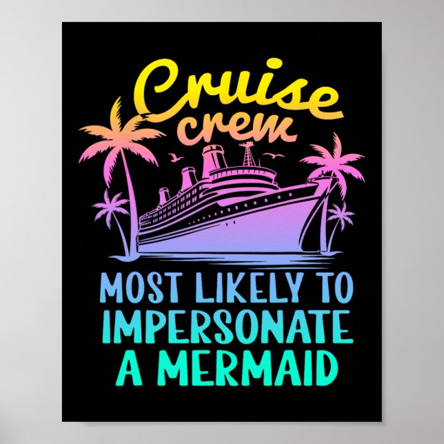 Affiche Croisière la plus susceptible d'imiter la famille  (Devant)