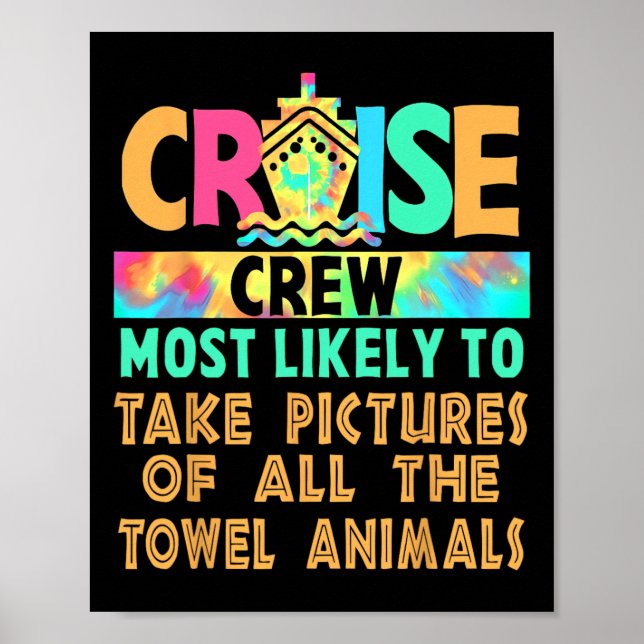 Affiche Croisière Le Plus Susceptible De Prendre Des Photo (Devant)
