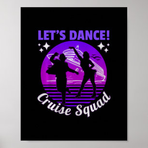 Affiche Croisière Let’s Dance Cruise Squad – Vacances Amus