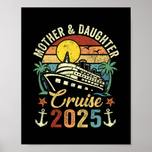 Affiche Croisière mère et fille 2025 Voyage en famille Vac