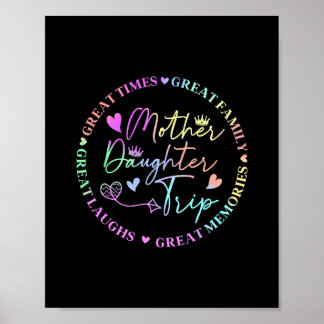 Affiche Croisière mère fille 2025 Maman fille drôle