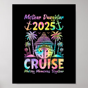 Affiche Croisière mère fille 2025 Maman fille drôle