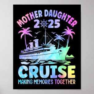 Affiche Croisière mère fille 2025 Maman fille drôle