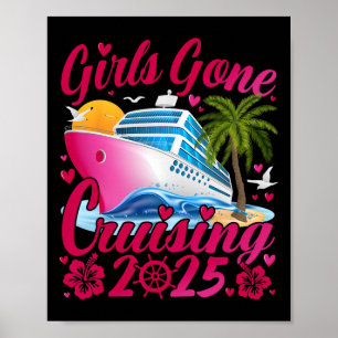 Affiche Croisière pour femmes Girls Gone Cruising 2025