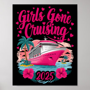 Affiche Croisière pour filles 2025 Vacances en croisière p