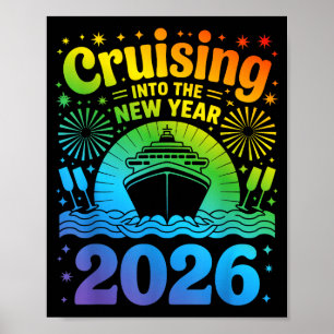 Affiche Croisière pour le Nouvel An 2026 Croisière de Fier