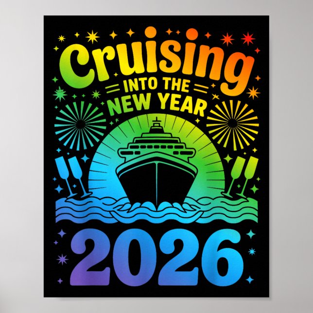 Affiche Croisière pour le Nouvel An 2026 Croisière de Fier (Devant)