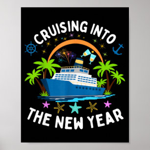 Affiche Croisière pour le Nouvel An 2026 Famille Vacances