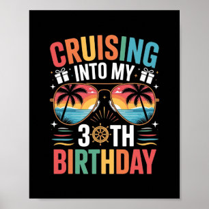Affiche Croisière Pour Mes 30 Ans Famille Croisière 30 Ans