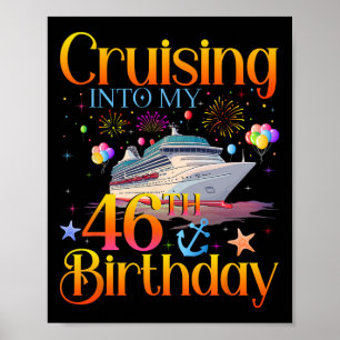 Affiche Croisière pour mon 46e anniversaire Croisière 46 a