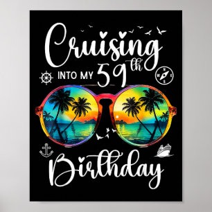 Affiche Croisière pour mon 59e voyage d'anniversaire Vacan