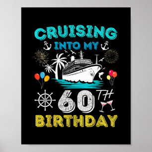 Affiche Croisière pour mon 60e anniversaire Croisière 60 a