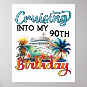 Affiche Croisière pour mon 90e anniversaire Croisière Anni