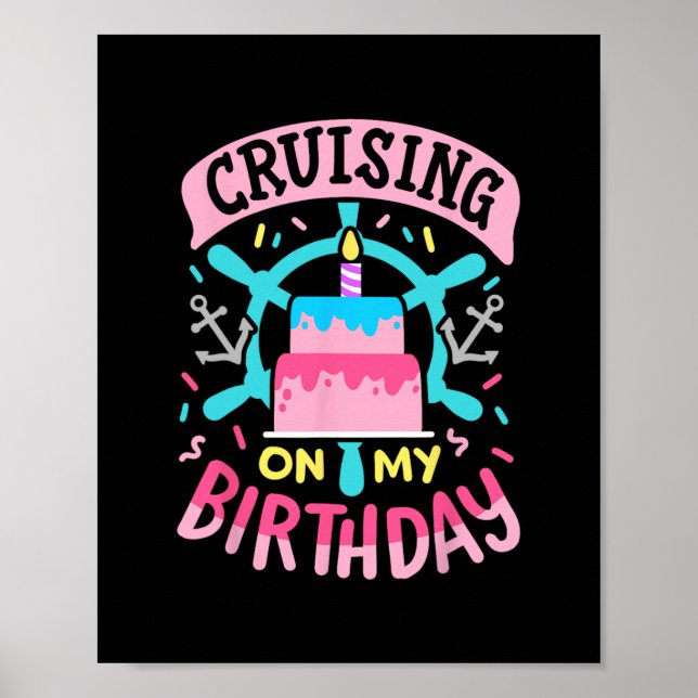 Affiche Croisière pour mon anniversaire drôle de voyage de (Devant)