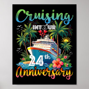 Affiche Croisière pour notre 24e voyage d'anniversaire 24