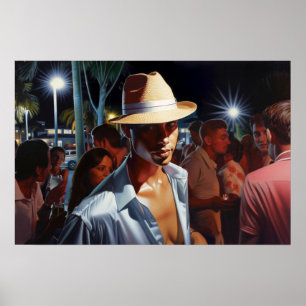 Affiche Croisière sur la scène de la fête de l'hôtel