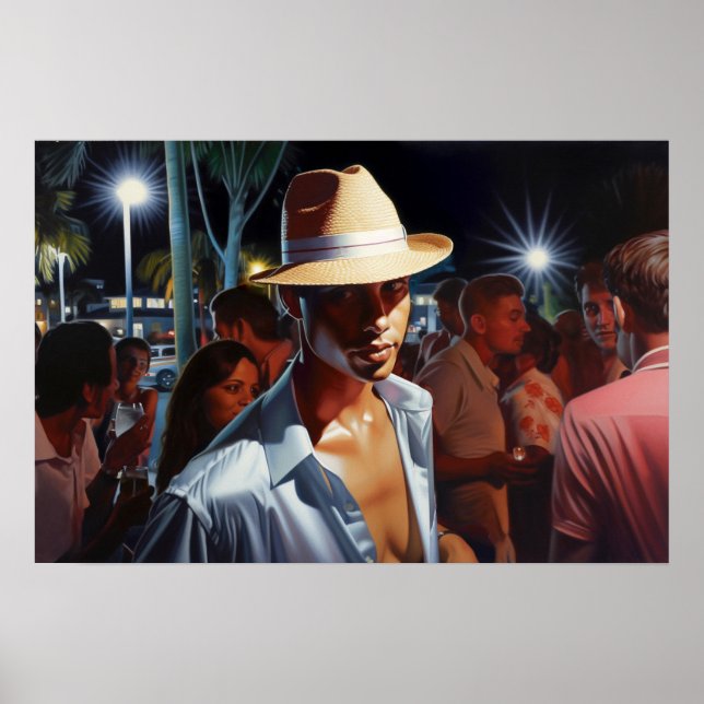 Affiche Croisière sur la scène de la fête de l'hôtel (Devant)