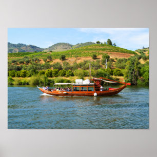 Affiche Croisière sur le fleuve Douro au Portugal