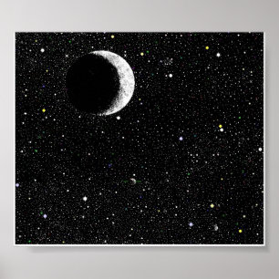 Affiche Croissant de lune