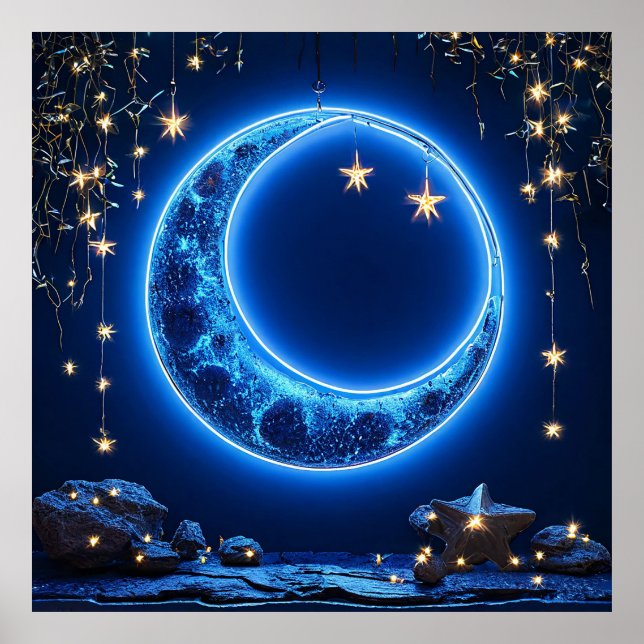 Affiche Croissant de lune grandissant (Devant)