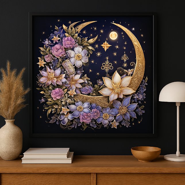 Affiche Croissant du Jardin Céleste (Créateur téléchargé)