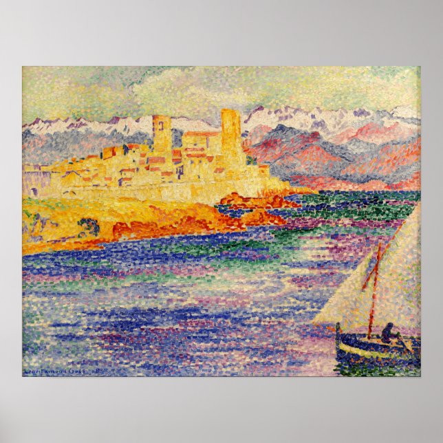 Affiche Croix - Antibes (Devant)