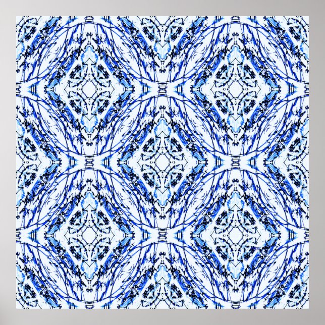Affiche Croix celtique bleue...... (Devant)