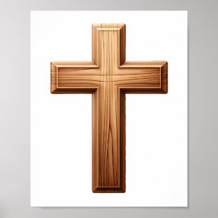 Affiche Croix chrétienne