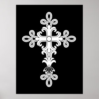 Affiche Croix chrétienne